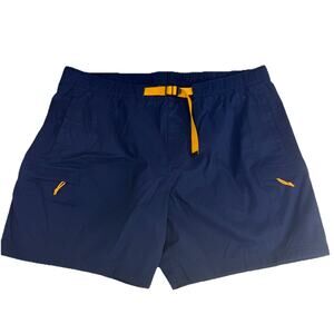 NWT The North Face Class V Belted Men's Shorts Sz XXL Navy Blue FlashDry HIking